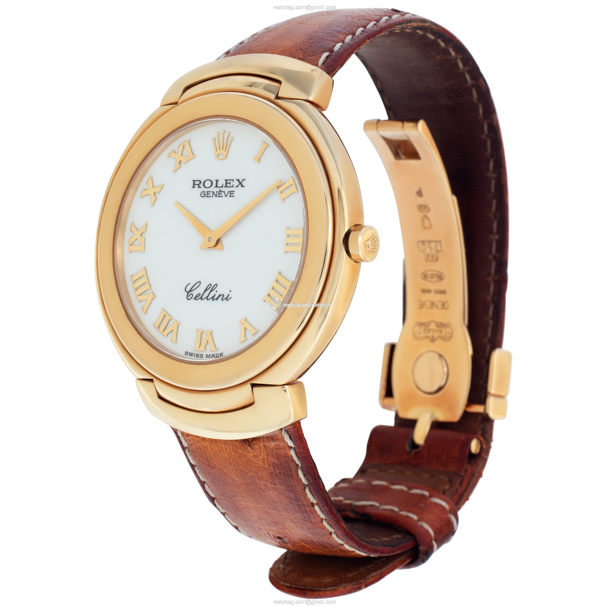 Rolex 6623 Cellini Quartz Male 18k yellow gold Replica