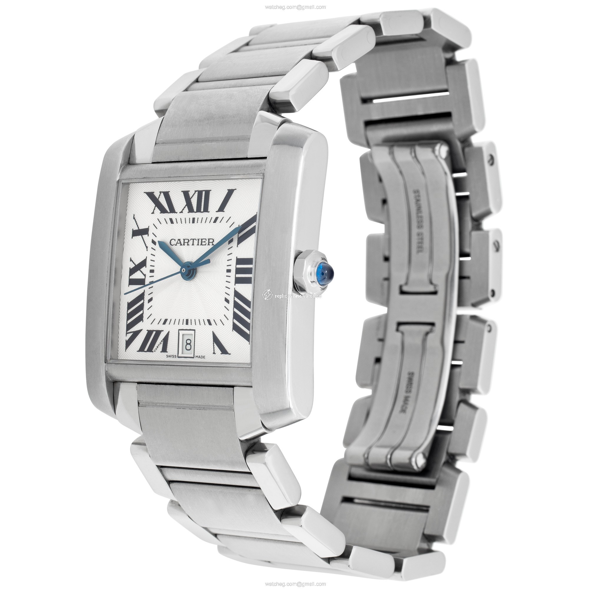 Cartier W51002Q3 Tank Francaise Automatic Male Stainless Steel Replica