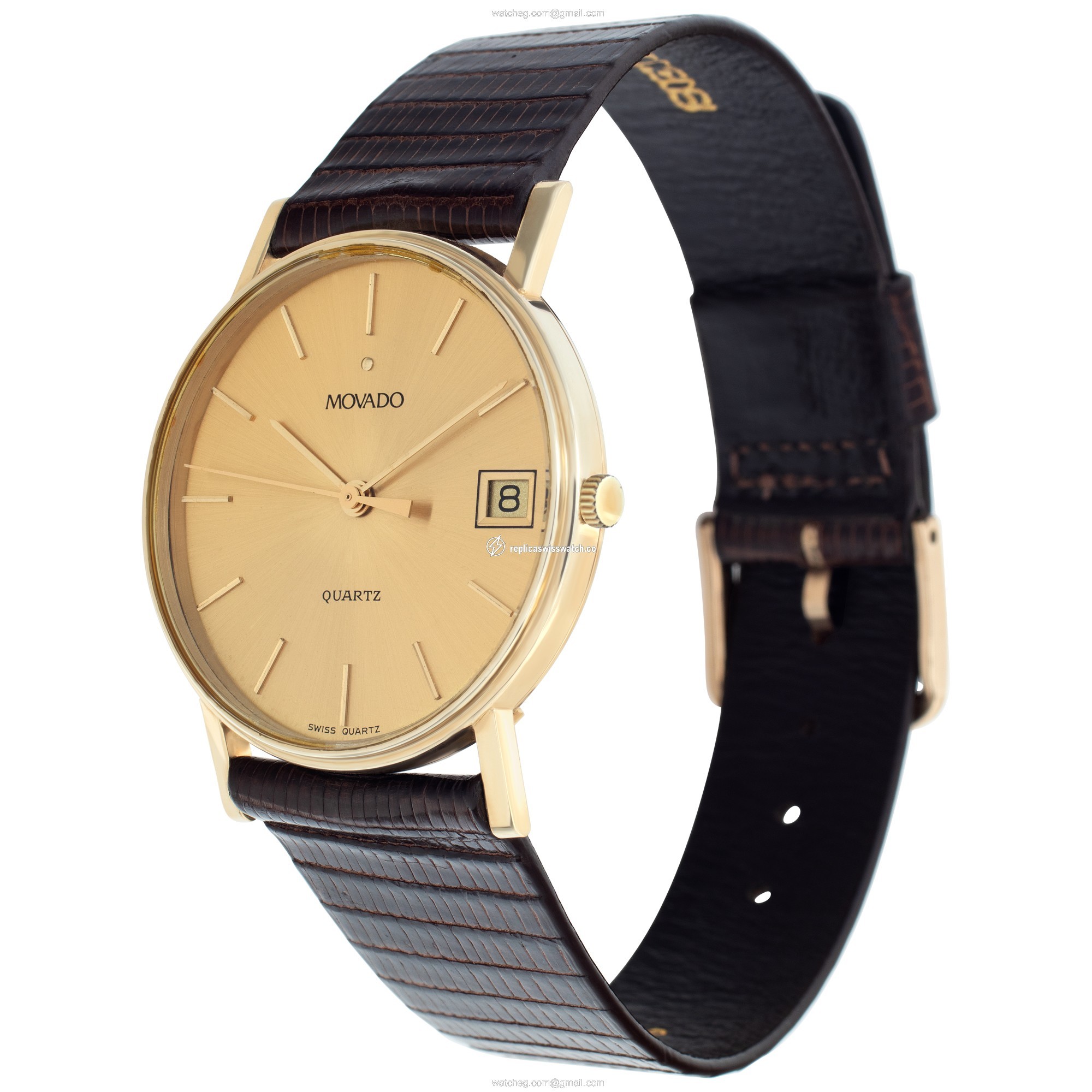 Movado 51157 Classic Quartz Male 14k yellow gold Replica