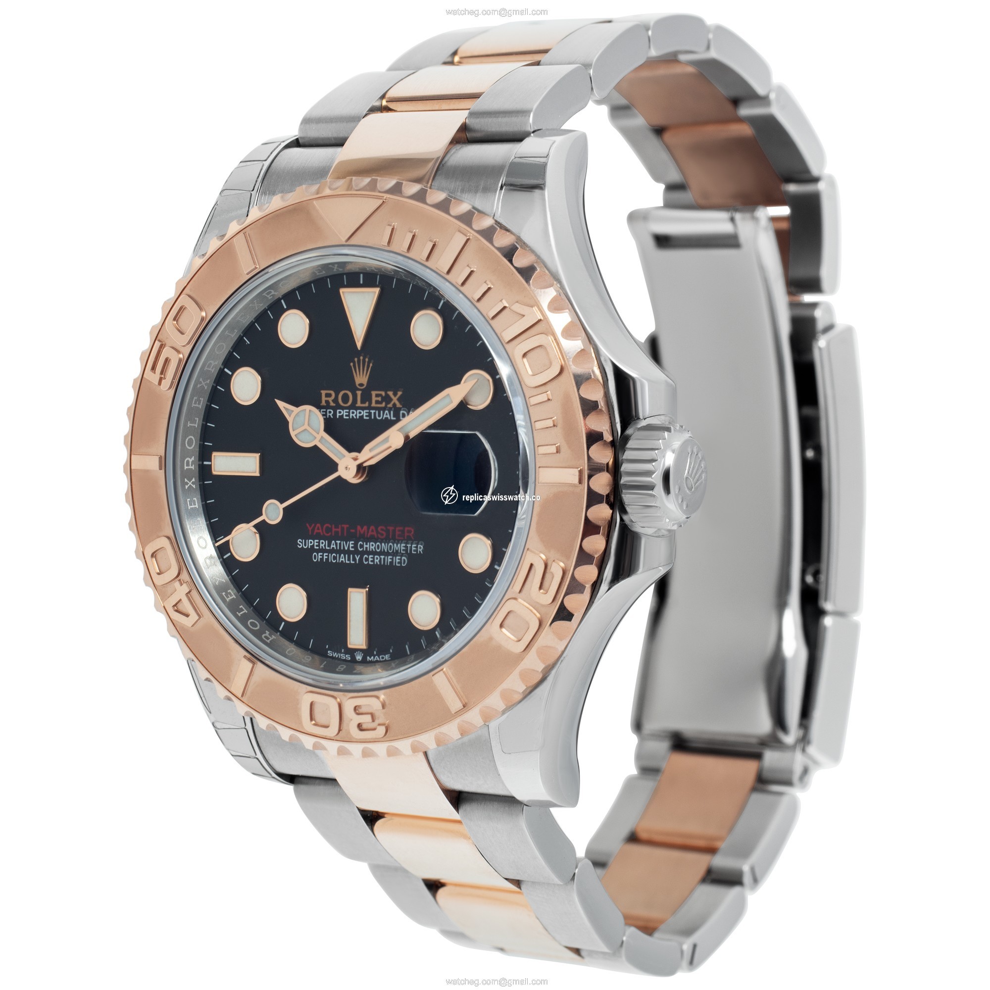 Rolex 126621 Yacht-Master Automatic Male 18k everose & stainless steel Replica