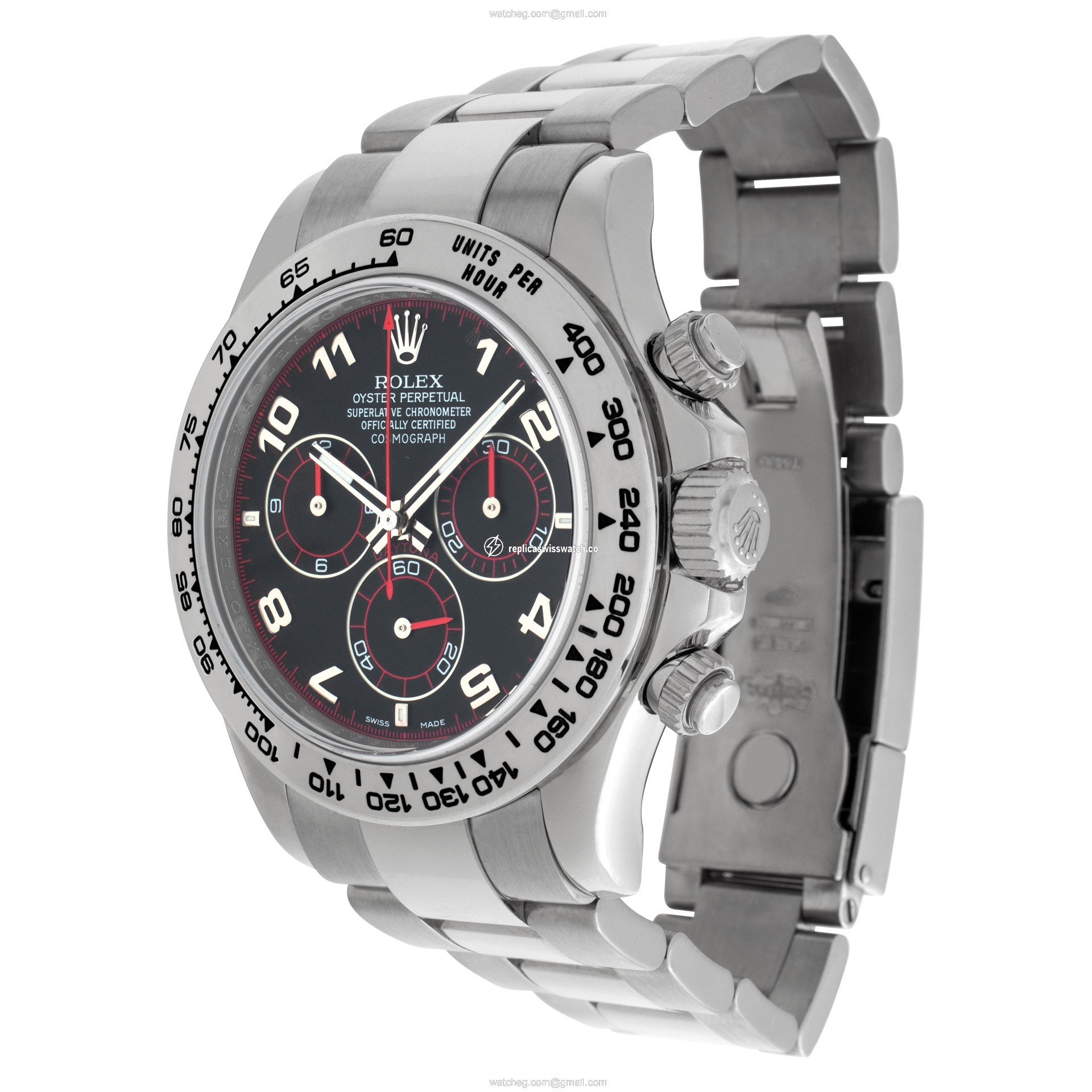 Rolex 116509 Daytona Automatic Male 18k White Gold Replica