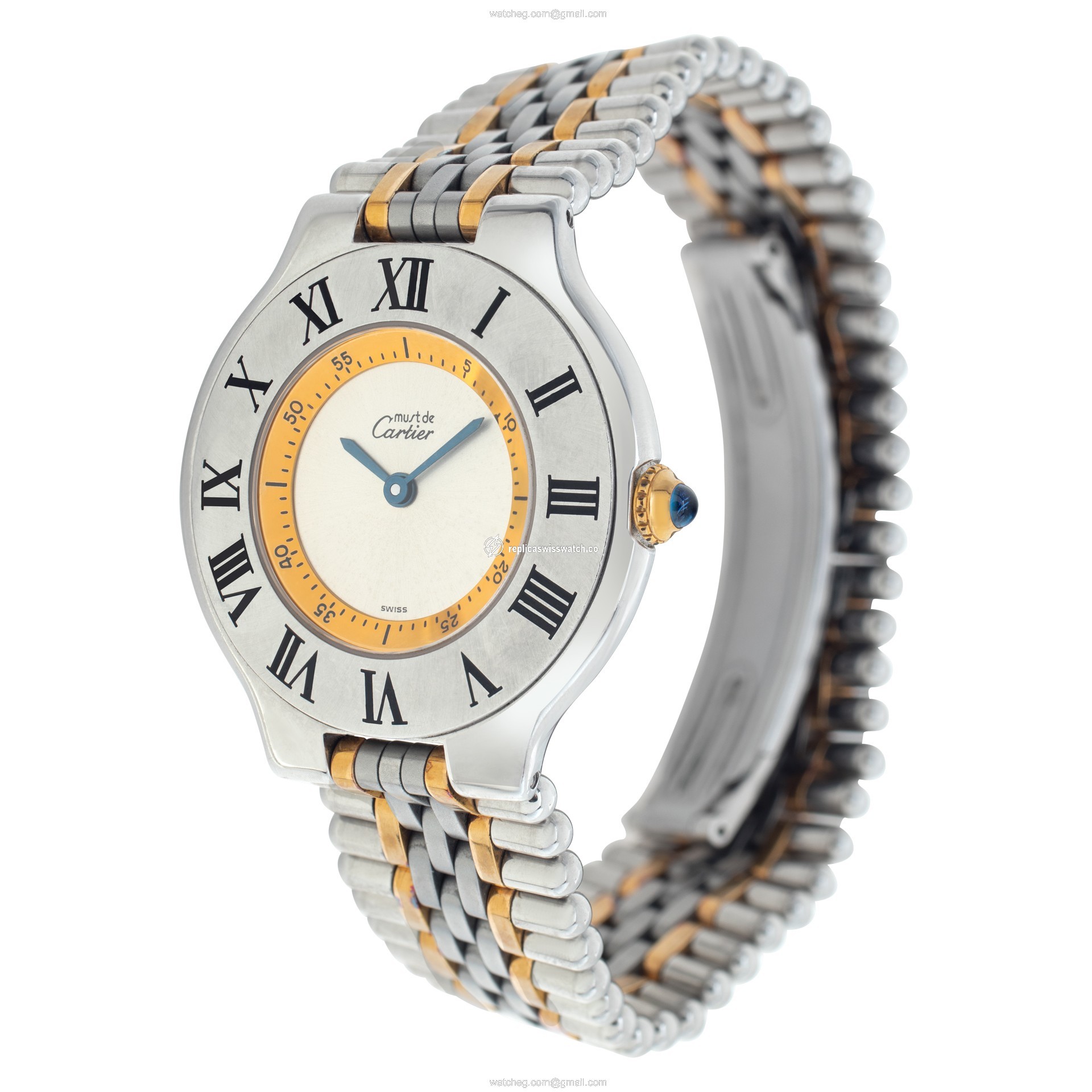 Cartier W10074F4 Must de Quartz Unisex Stainless Steel Replica