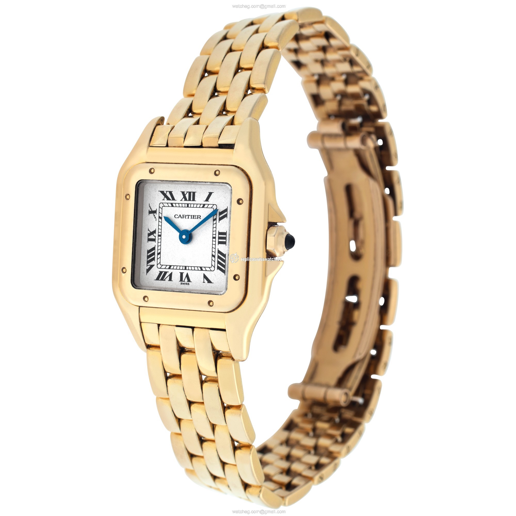 Cartier W25022B9 Panthere Quartz Female 18k yellow gold Replica