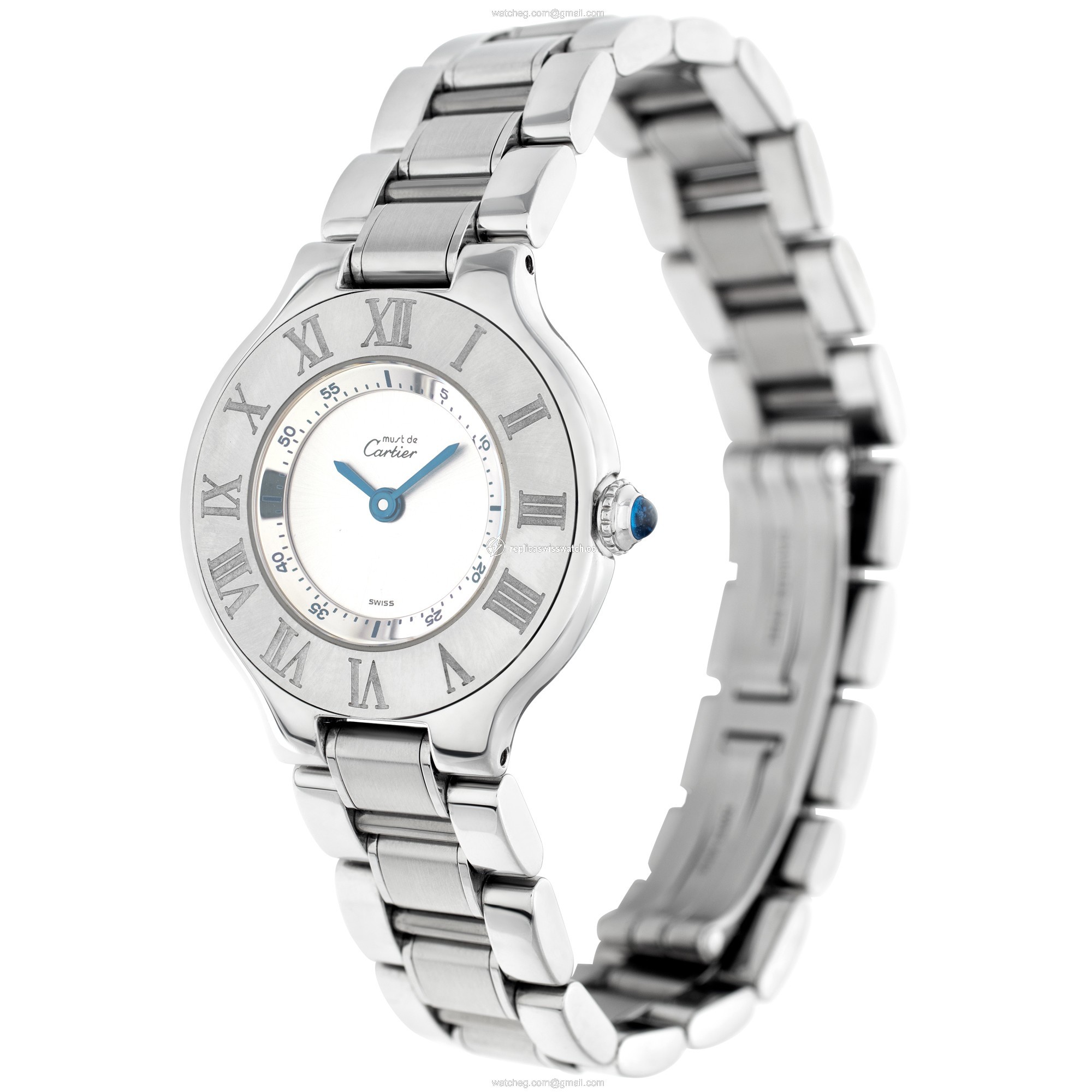 Cartier W10109T2 Must 21 Quartz Female Stainless Steel Replica