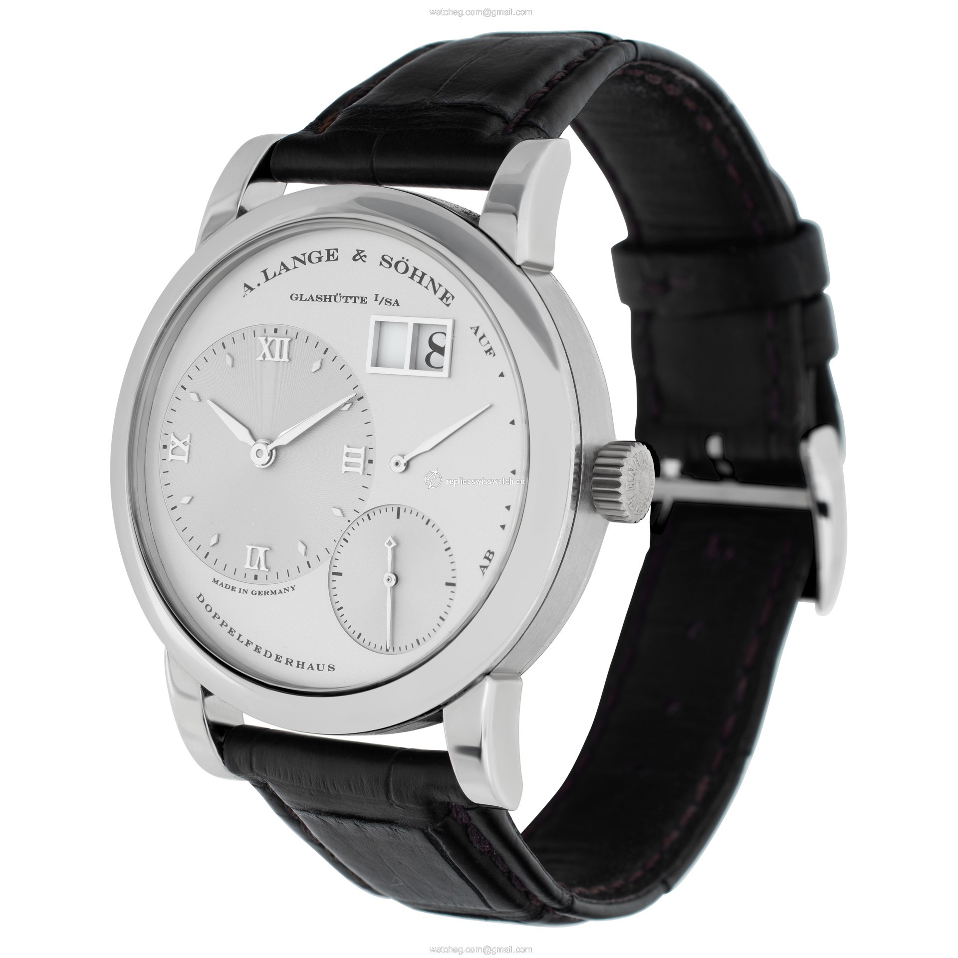 A. Lange & Sohne 101.025 Lange 1 Manual Male Platinum Replica