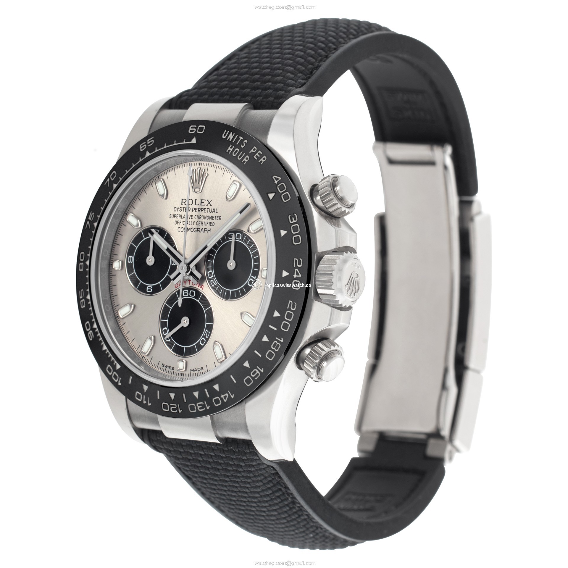 Rolex 116519LN Daytona Automatic Male 18k White Gold Replica