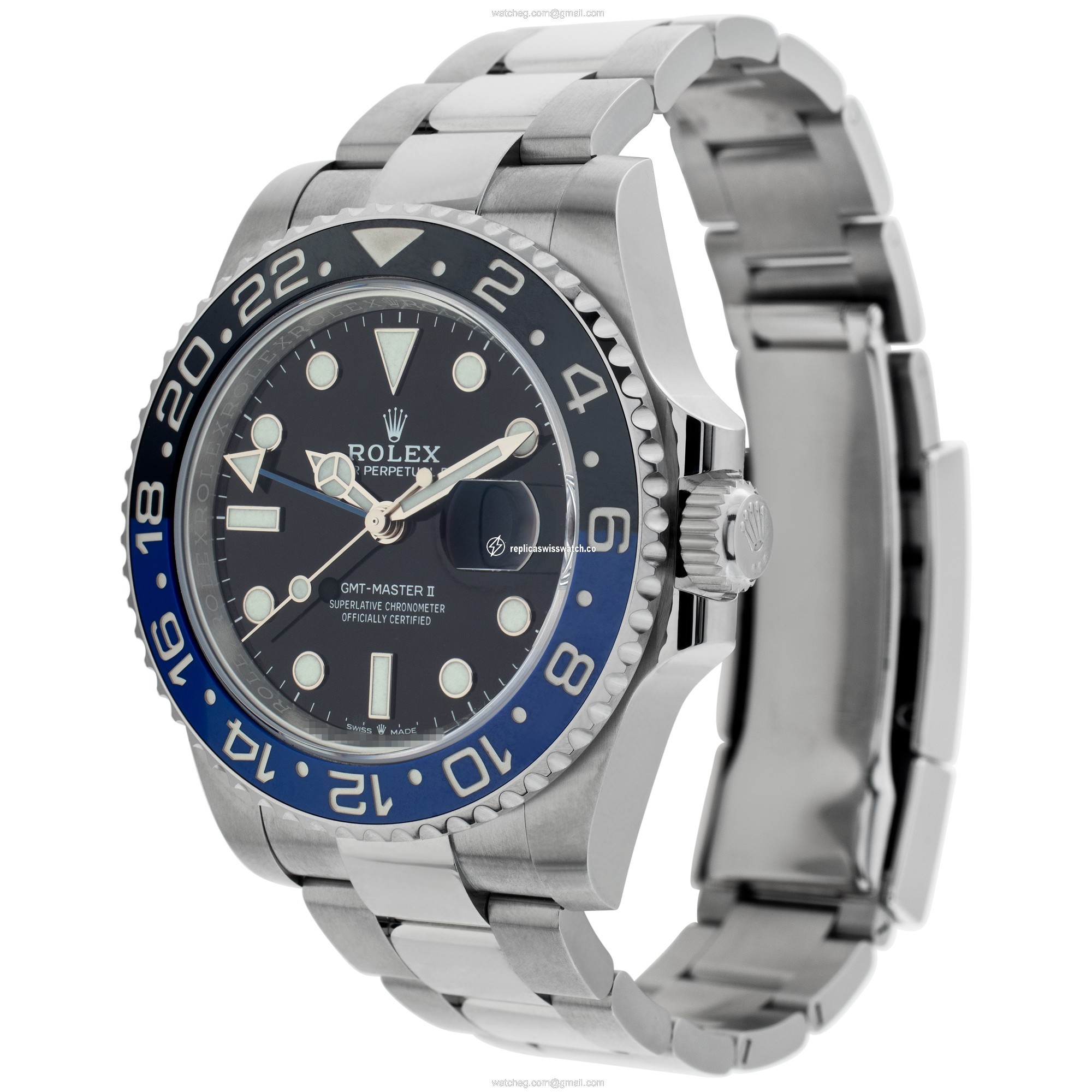 Rolex 126710 GMT Master II Batman Automatic Unisex Stainless Steel Replica