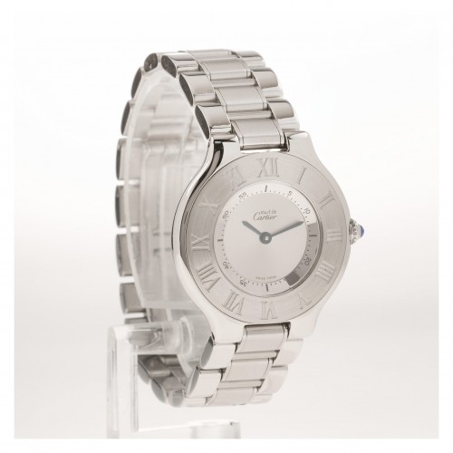 Cartier 1330 Must 21 Quartz Unisex Stainless Steel Watches Cartier 1330 Must 21 Quartz Unisex Stainless Steel Watches