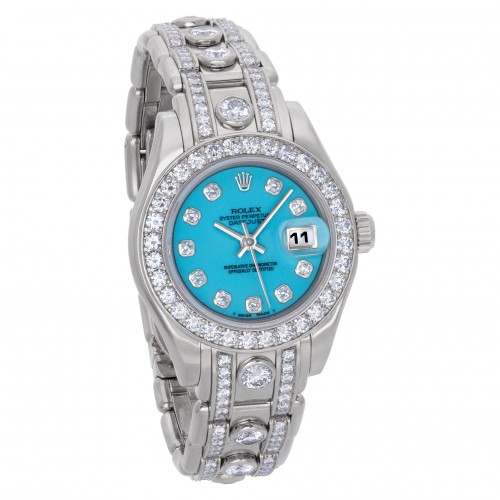 Rolex 69299 Pearlmaster Automatic Female 18k White Gold Watches Rolex 69299 Pearlmaster Automatic Female 18k White Gold Watches