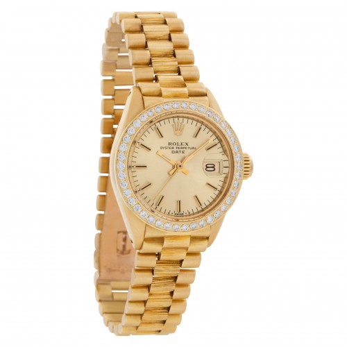 Rolex 6916 Date Automatic Female 18k yellow gold Watches Rolex 6916 Date Automatic Female 18k yellow gold Watches
