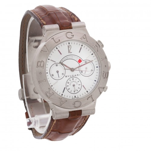 Bvlgari CHW 40GAM Diagono Automatic Male 18k White Gold Watches Bvlgari CHW 40GAM Diagono Automatic Male 18k White Gold Watches