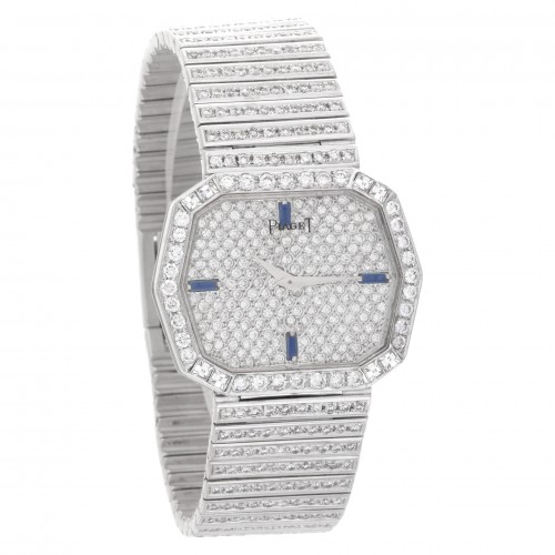 Piaget 75602 Classic Quartz Unisex 18k White Gold Watches Piaget 75602 Classic Quartz Unisex 18k White Gold Watches