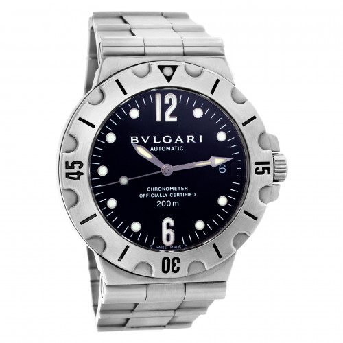 Bvlgari SD38 S Diagono Automatic Unisex Stainless Steel Watches Bvlgari SD38 S Diagono Automatic Unisex Stainless Steel Watches