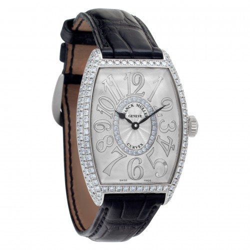 Franck Muller 2852 QZ D CD 1R Curvex Quartz Unisex 18k White Gold Watches Franck Muller 2852 QZ D CD 1R Curvex Quartz Unisex 18k White Gold Watches