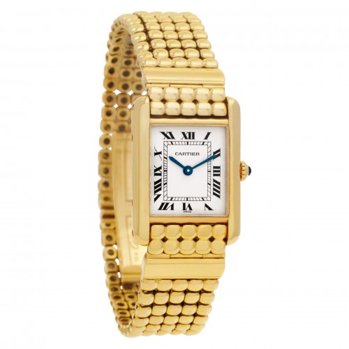 Cartier Cartier 1738 Tank Quartz Female 18k yellow gold Watches Cartier Cartier 1738 Tank Quartz Female 18k yellow gold Watches