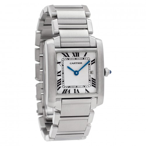 Cartier W51011Q3 Tank Francaise Quartz Unisex Stainless Steel Watches Cartier W51011Q3 Tank Francaise Quartz Unisex Stainless Steel Watches