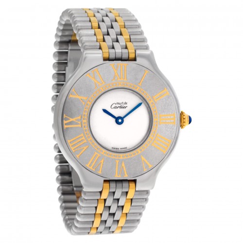Cartier 1340 Must 21 Quartz Female Stainless Steel Watches Cartier 1340 Must 21 Quartz Female Stainless Steel Watches