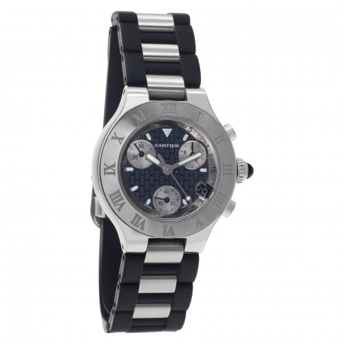 Cartier w10198U2 Chronoscaph 21 Quartz Female Stainless Steel Watches Cartier w10198U2 Chronoscaph 21 Quartz Female Stainless Steel Watches
