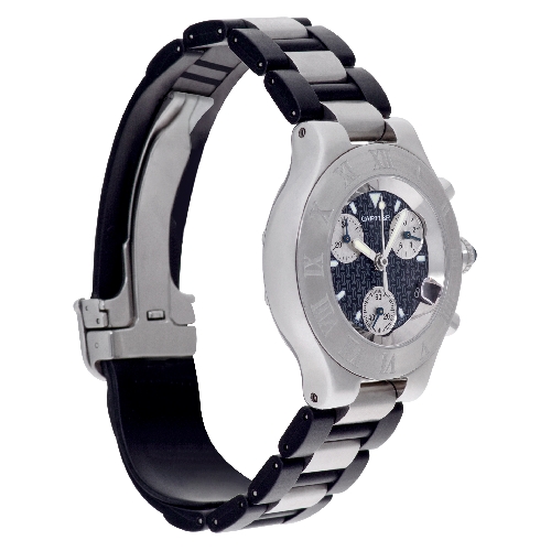 Cartier W10125U2 Chronoscaph 21 Quartz Male Stainless Steel Watches Cartier W10125U2 Chronoscaph 21 Quartz Male Stainless Steel Watches
