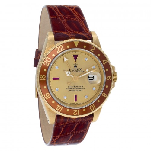 Rolex 16758 GMT-Master Automatic Male 18k yellow gold Watches Rolex 16758 GMT-Master Automatic Male 18k yellow gold Watches