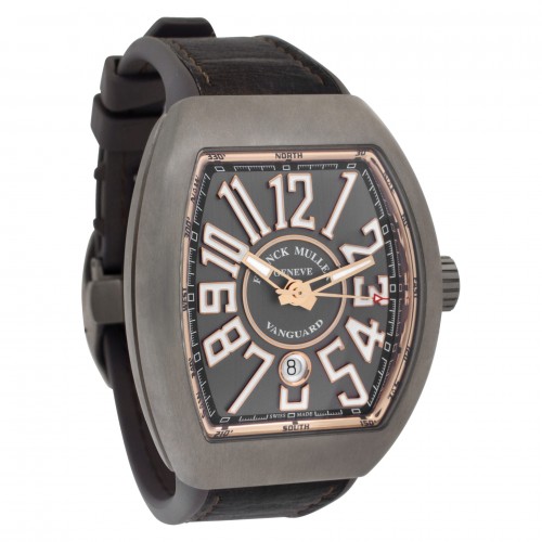 Franck Muller 45SCBLKBLKGRY Vanguard Automatic Male Titanium Watches Franck Muller 45SCBLKBLKGRY Vanguard Automatic Male Titanium Watches