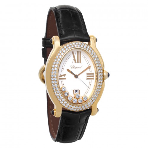 Chopard 27/7012-23 Happy Sport Quartz Female 18k yellow gold Watches Chopard 27/7012-23 Happy Sport Quartz Female 18k yellow gold Watches