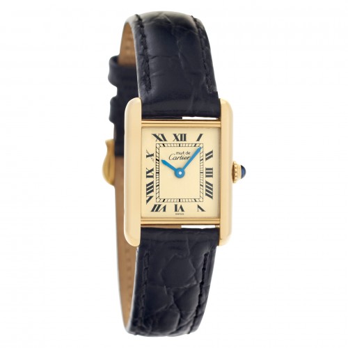 Cartier Cartier 1635 Must de Manual Female Vermeil Watches Cartier Cartier 1635 Must de Manual Female Vermeil Watches