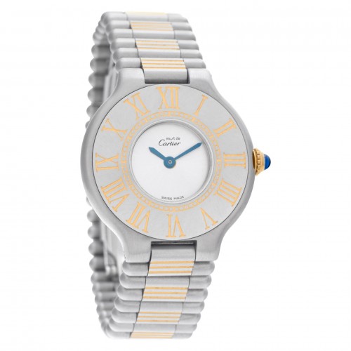 Cartier A00382 Must 21 Quartz Unisex Stainless Steel & Gold Plated Watches Cartier A00382 Must 21 Quartz Unisex Stainless Steel & Gold Plated Watches