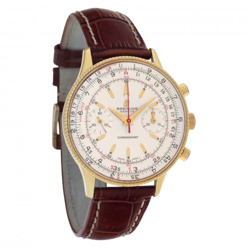 Breitling 21702 Chronomat Manual Male Gold Plate Watches Breitling 21702 Chronomat Manual Male Gold Plate Watches
