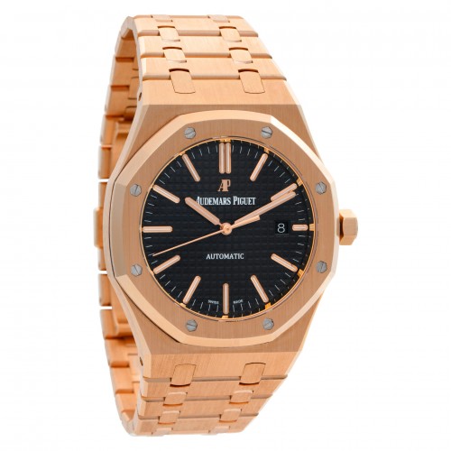 Audemars Piguet 15400OR.OO.1220OR.01 Royal Oak Automatic Male 18k Pink Gold Watches Audemars Piguet 15400OR.OO.1220OR.01 Royal Oak Automatic Male 18k Pink Gold Watches