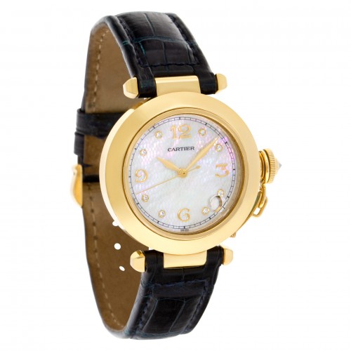 Cartier 1035 Pasha 35 Automatic Unisex 18k yellow gold Watches Cartier 1035 Pasha 35 Automatic Unisex 18k yellow gold Watches