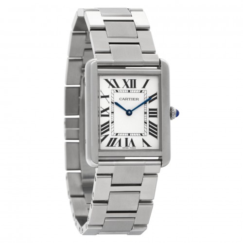 Cartier W5200014 Tank Solo Quartz Unisex Stainless Steel Watches Cartier W5200014 Tank Solo Quartz Unisex Stainless Steel Watches