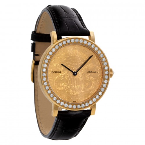 Corum 293.646.65/0001 $20 Coin Automatic Male 18k yellow gold Watches Corum 293.646.65/0001 $20 Coin Automatic Male 18k yellow gold Watches