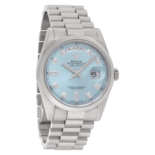 Rolex 118206 Day-Date Automatic Unisex Platinum Watches Rolex 118206 Day-Date Automatic Unisex Platinum Watches