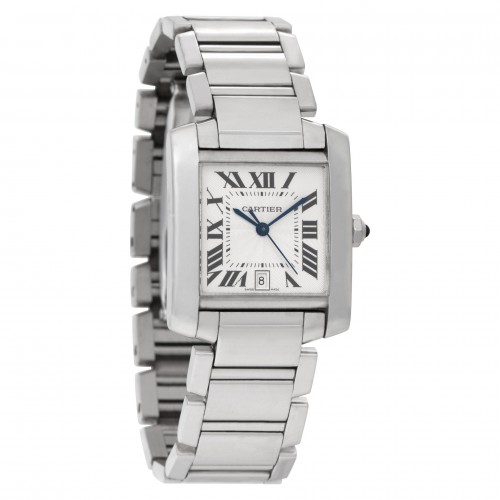 Cartier W50011S3 Tank Francaise Automatic Unisex 18k White Gold Watches Cartier W50011S3 Tank Francaise Automatic Unisex 18k White Gold Watches
