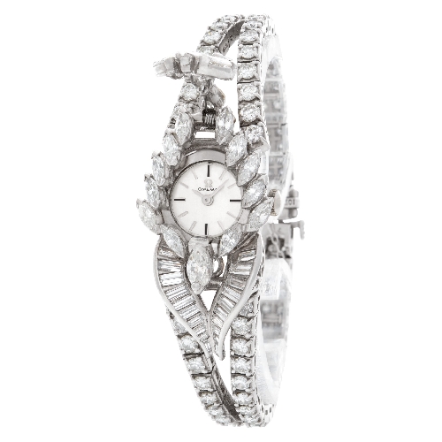 Omega Omega 3962 Classic Manual Female Platinum Watches Omega Omega 3962 Classic Manual Female Platinum Watches