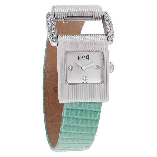 Piaget 5222 Protocol Quartz Female 18k White Gold Watches Piaget 5222 Protocol Quartz Female 18k White Gold Watches