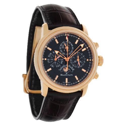 Blancpain 2685F-3630-53B Leman Perpetual Automatic Male 18k rose gold Watches Blancpain 2685F-3630-53B Leman Perpetual Automatic Male 18k rose gold Watches