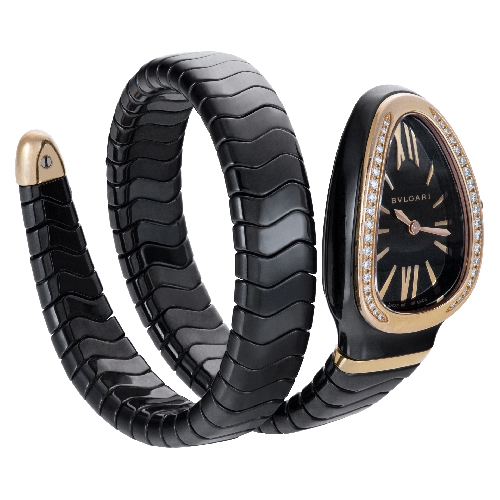 Bvlgari 102532 Serpenti Quartz Female Ceramic Watches Bvlgari 102532 Serpenti Quartz Female Ceramic Watches