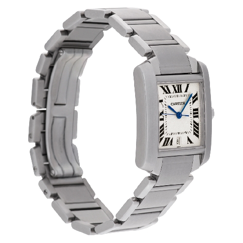 Cartier W51002Q3 Tank Francaise Automatic Unisex Stainless Steel Watches Cartier W51002Q3 Tank Francaise Automatic Unisex Stainless Steel Watches