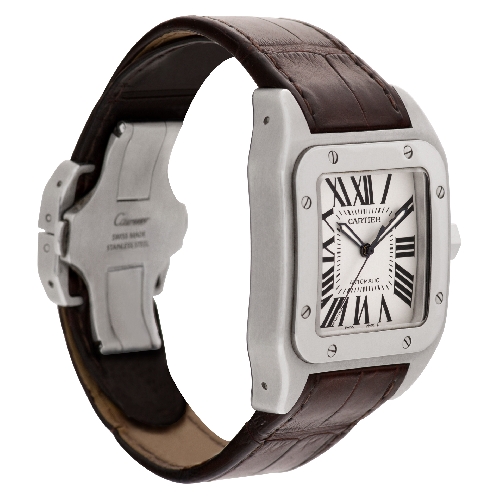 Cartier W20073X8/2656 Santos 100 Automatic Male Stainless Steel Watches Cartier W20073X8/2656 Santos 100 Automatic Male Stainless Steel Watches