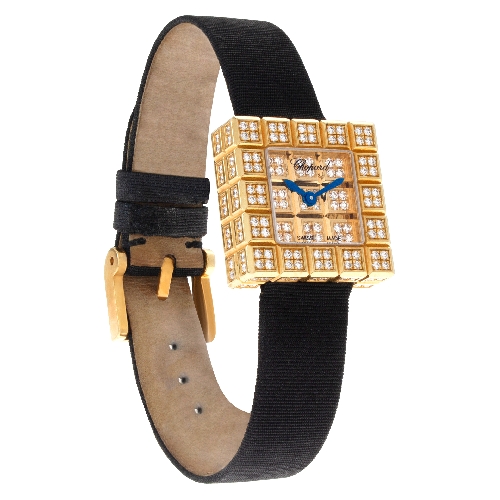 Chopard 13/7003-20 Ice Cube Quartz Female 18k yellow gold Watches Chopard 13/7003-20 Ice Cube Quartz Female 18k yellow gold Watches