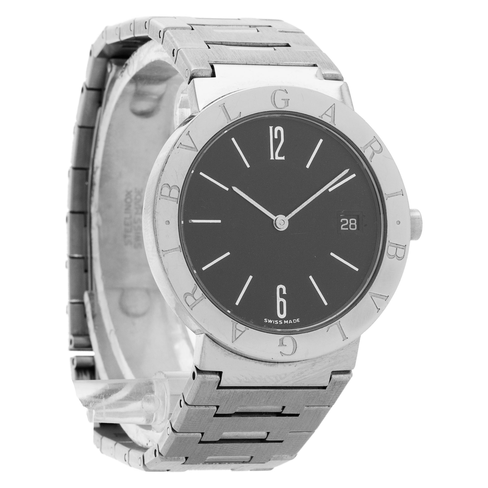 Bvlgari bb33ssd Bvlgari Quartz Unisex Stainless Steel Watches Bvlgari bb33ssd Bvlgari Quartz Unisex Stainless Steel Watches