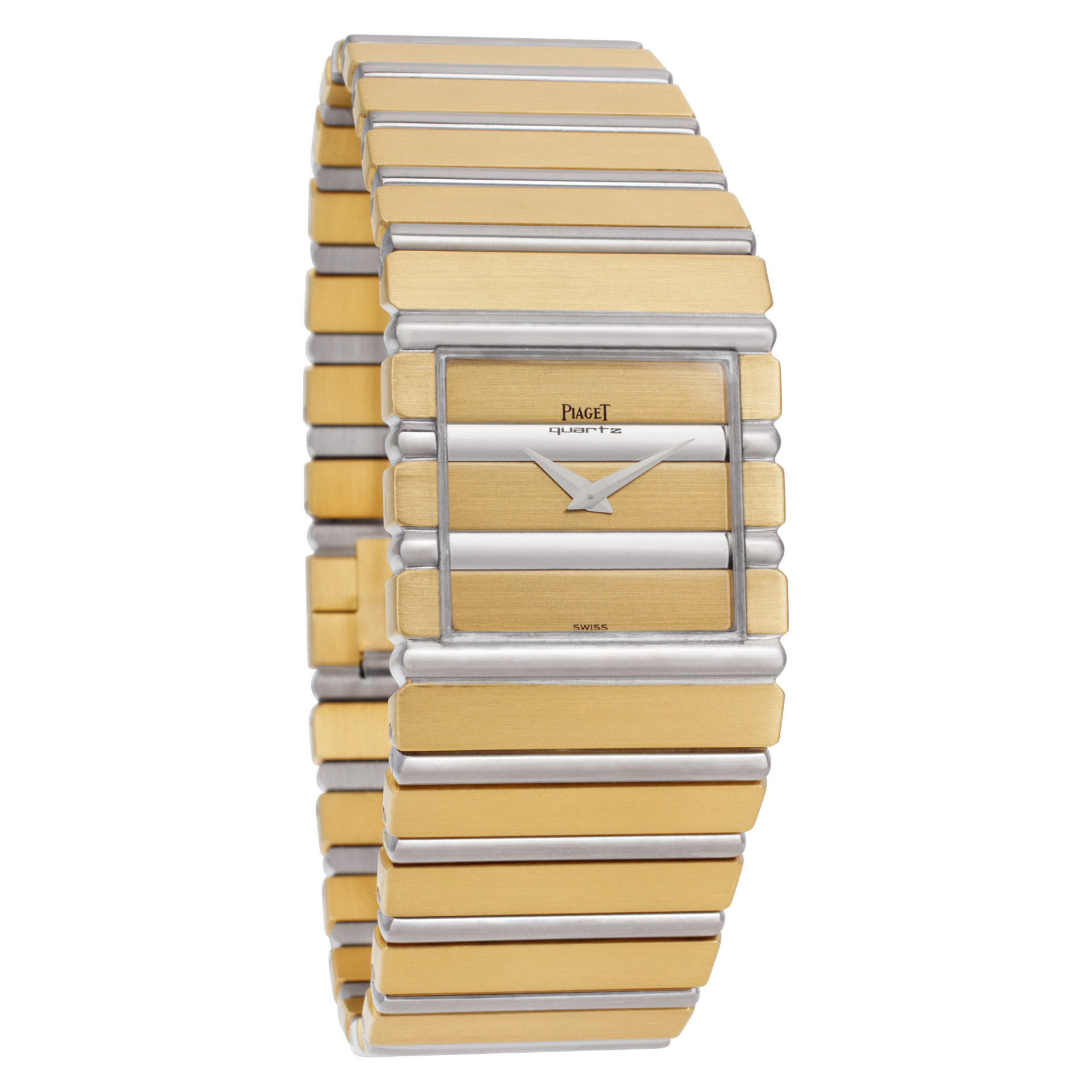 Piaget 7131c701 Polo Quartz Male 18k White & Yellow Gold Watches Piaget 7131c701 Polo Quartz Male 18k White & Yellow Gold Watches