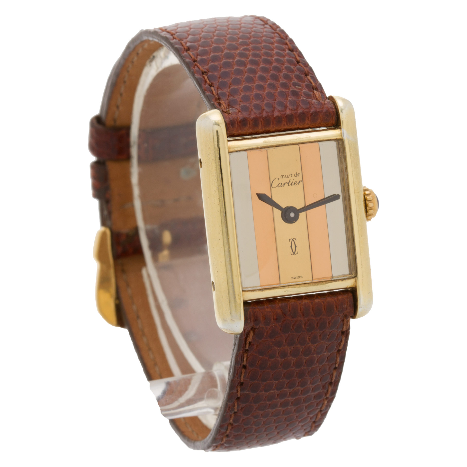 Cartier 3146110 Tank Manual Female Vermeil Watches Cartier 3146110 Tank Manual Female Vermeil Watches