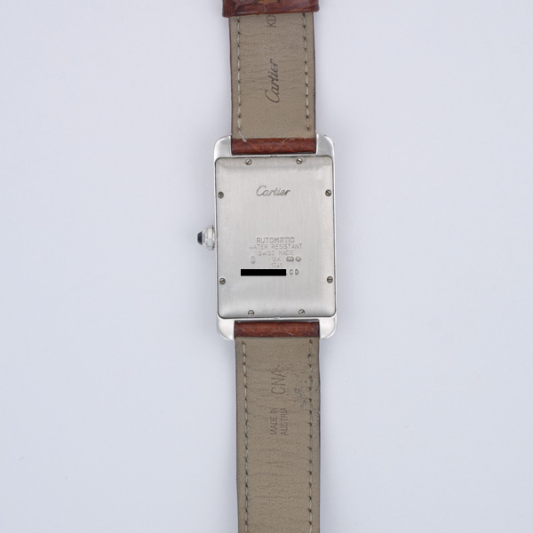 Cartier W2603256 Tank American Automatic Male 18k White Gold Watches Cartier W2603256 Tank American Automatic Male 18k White Gold Watches