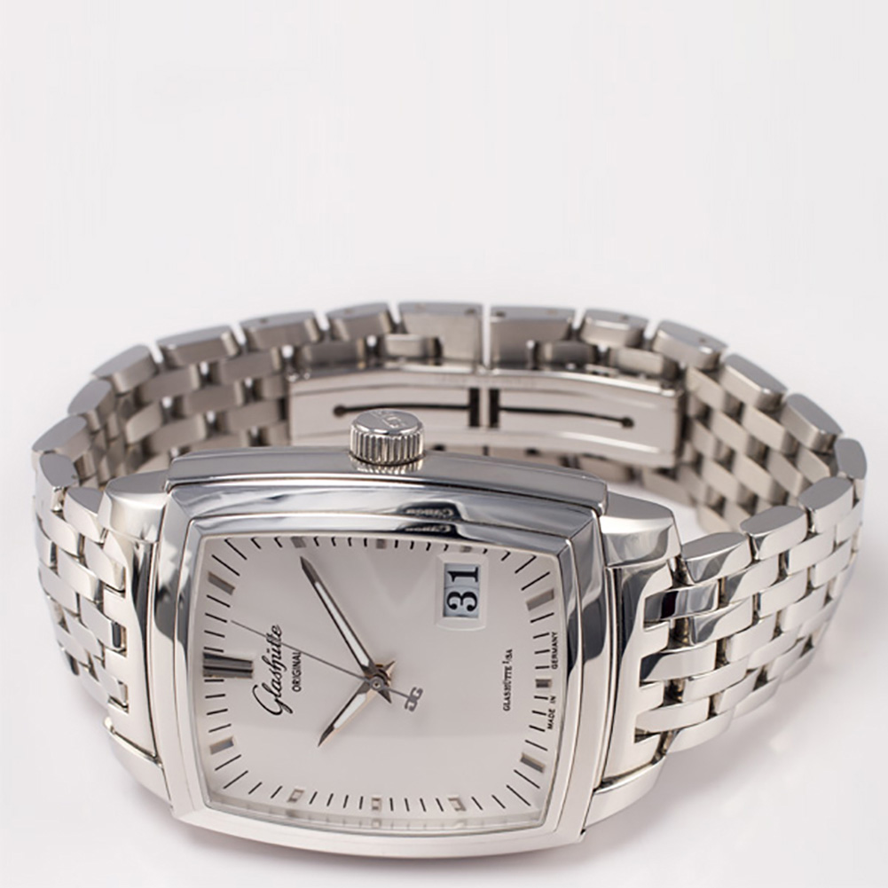 Glashutte 39-42-53-52-14 Original Senator Karree Automatic Male Stainless Steel Watches Glashutte 39-42-53-52-14 Original Senator Karree Automatic Male Stainless Steel Watches