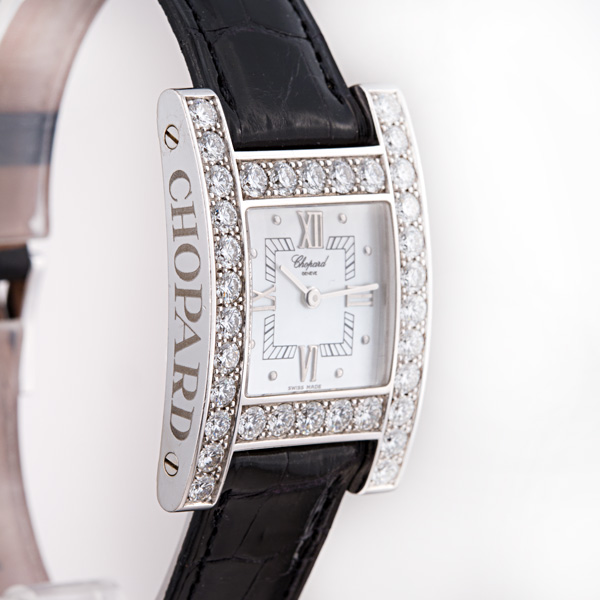 Chopard 445/1 Your Happy Quartz Female 18k White Gold Watches Chopard 445/1 Your Happy Quartz Female 18k White Gold Watches