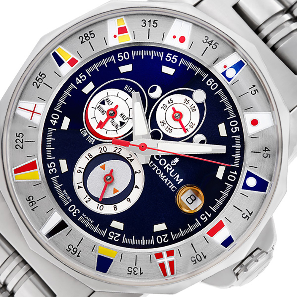 Corum 977.6301.20 Admirals cup 44 tides Automatic Male Stainless Steel Watches Corum 977.6301.20 Admirals cup 44 tides Automatic Male Stainless Steel Watches