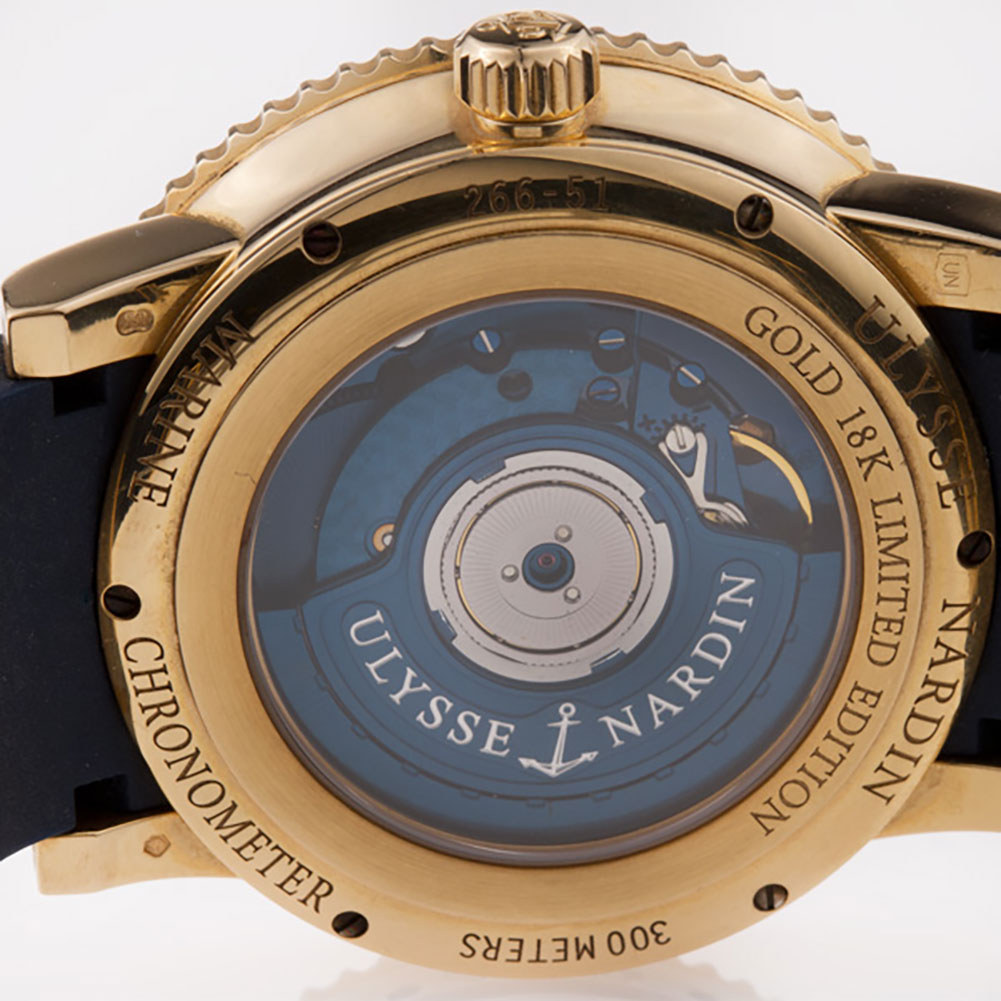Ulysse Nardin 266-51 Maxi Marine Automatic Male 18k rose gold Watches Ulysse Nardin 266-51 Maxi Marine Automatic Male 18k rose gold Watches